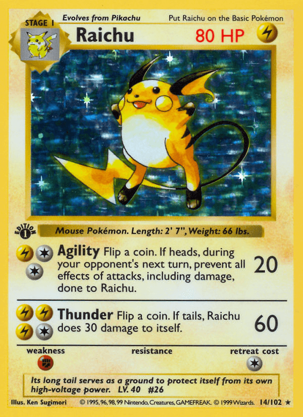 Raichu — Base #14