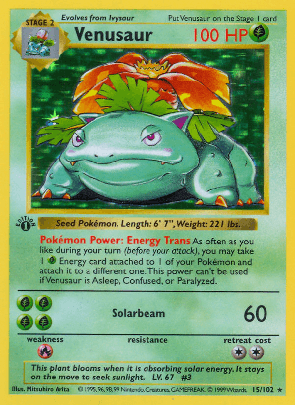 Venusaur — Base #15