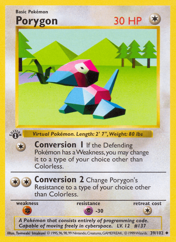 Porygon — Base #39