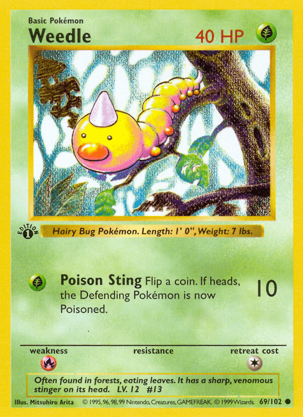 Weedle — Base #69