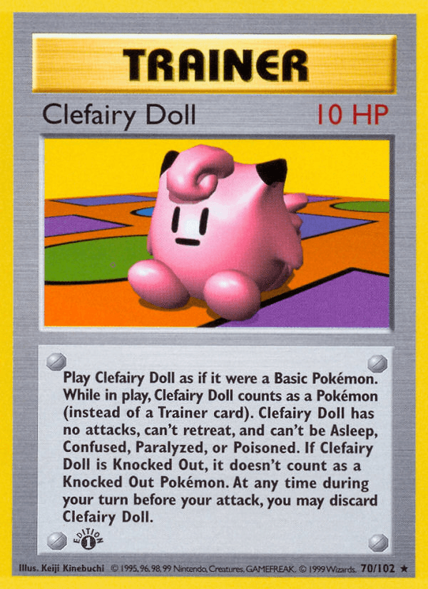 Clefairy Doll — Base #70