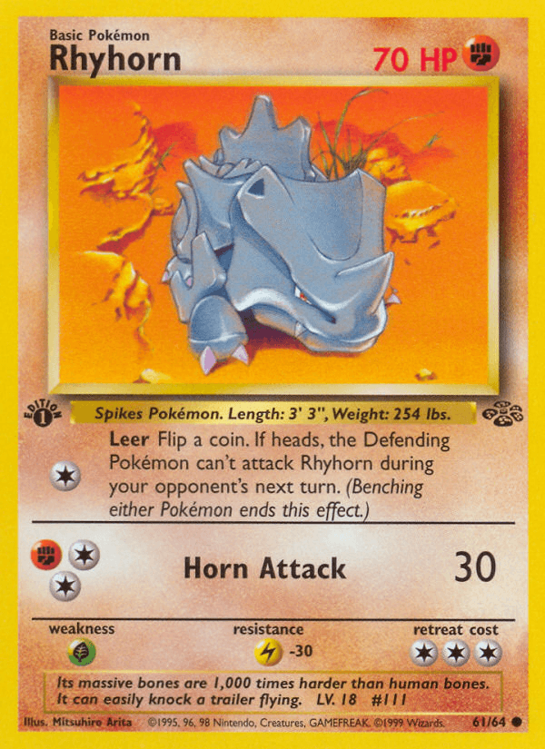 Rhyhorn — Jungle #61