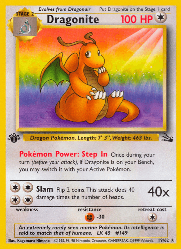 Dragonite — Fossil #19