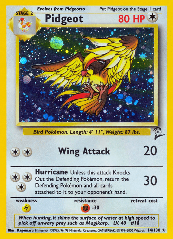 Pidgeot — Base Set 2 #14