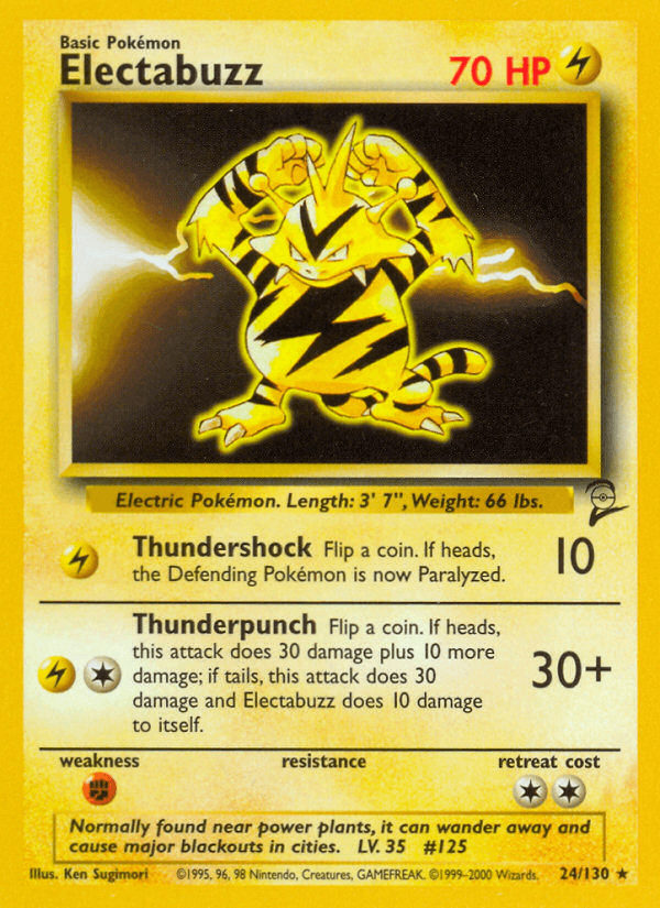 Electabuzz — Base Set 2 #24