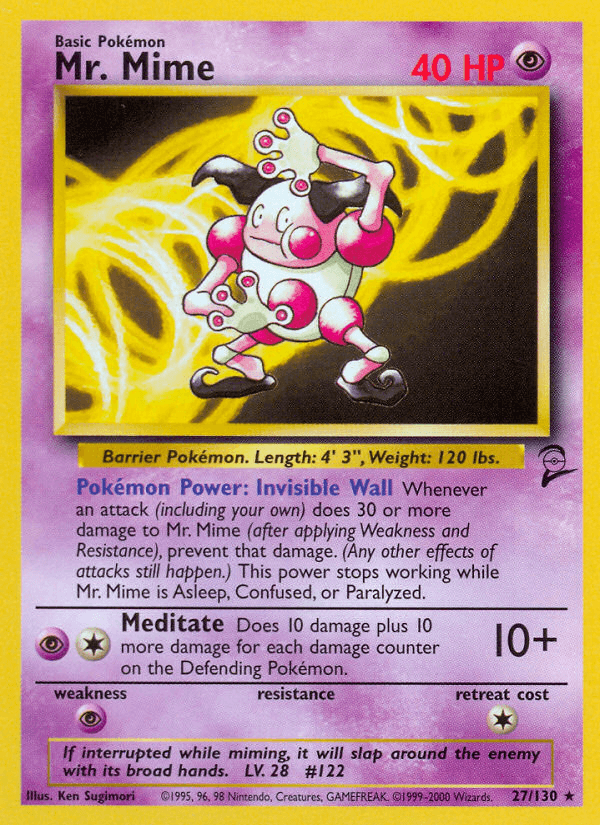 Mr. Mime — Base Set 2 #27