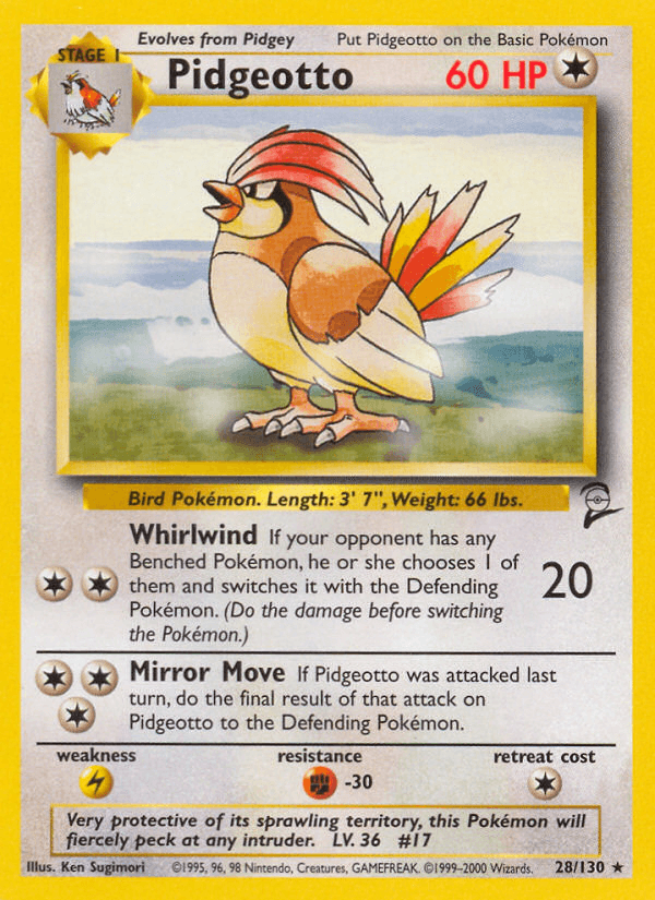 Pidgeotto — Base Set 2 #28