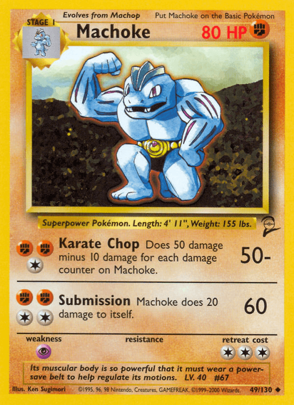 Machoke — Base Set 2 #49