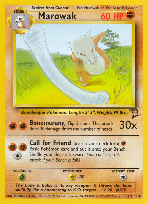 Marowak — Base Set 2 #52