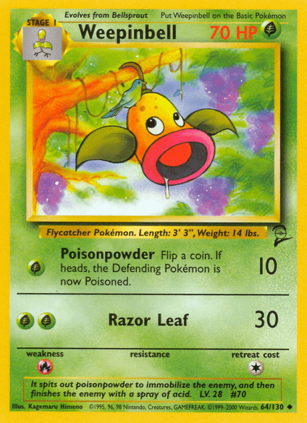Weepinbell — Base Set 2 #64