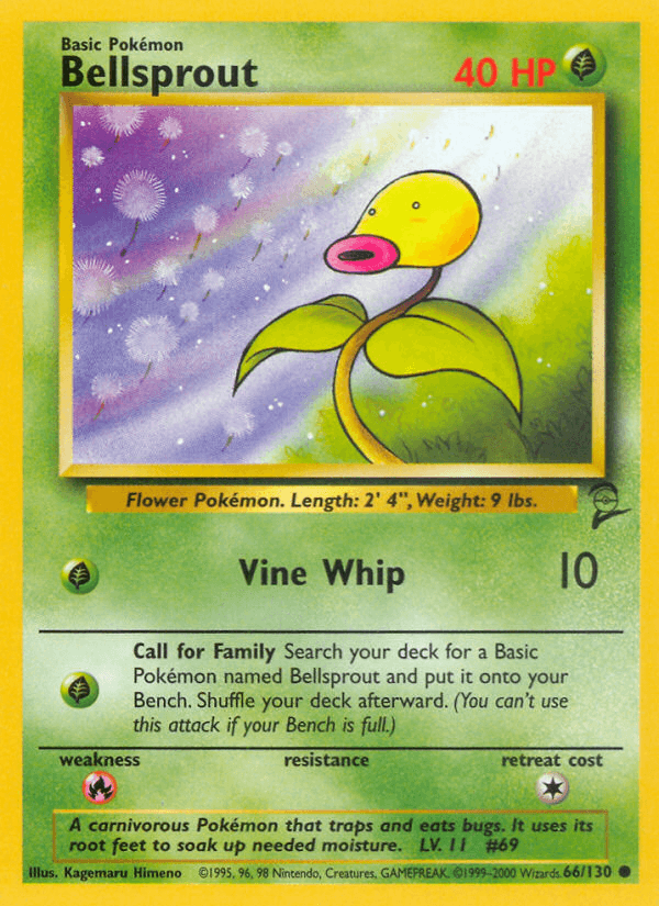 Bellsprout — Base Set 2 #66