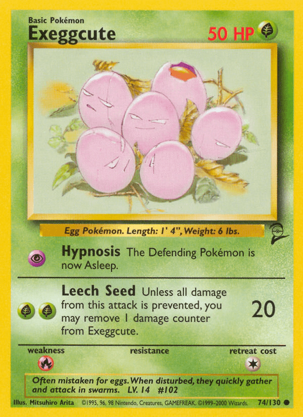 Exeggcute — Base Set 2 #74