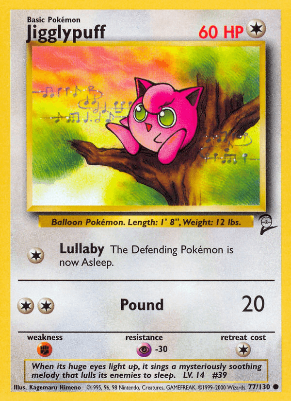 Jigglypuff — Base Set 2 #77