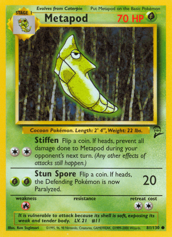 Metapod — Base Set 2 #81