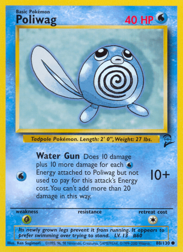 Poliwag — Base Set 2 #88