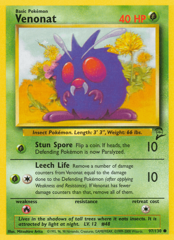Venonat — Base Set 2 #97