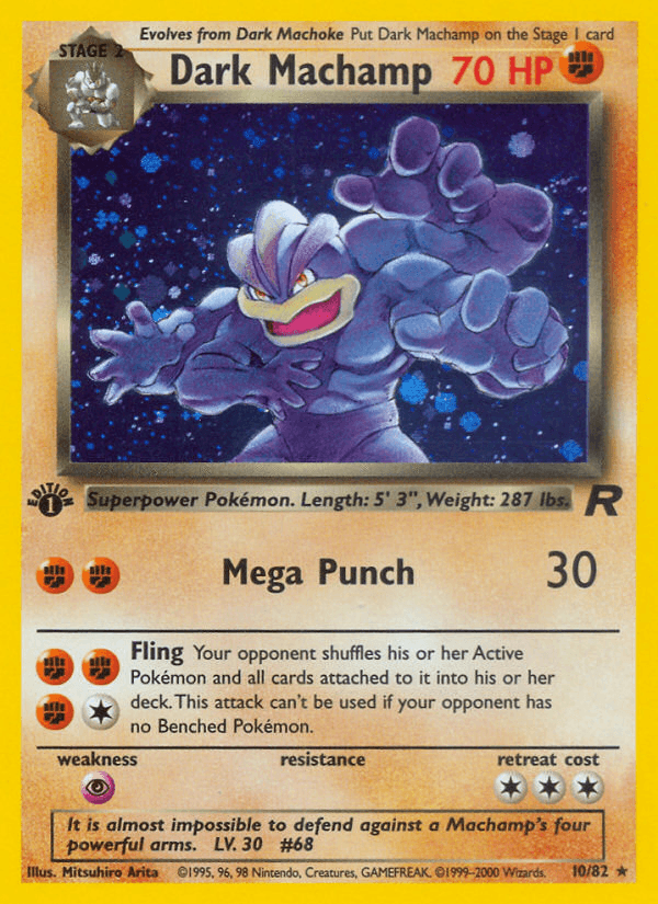 Dark Machamp — Team Rocket #10