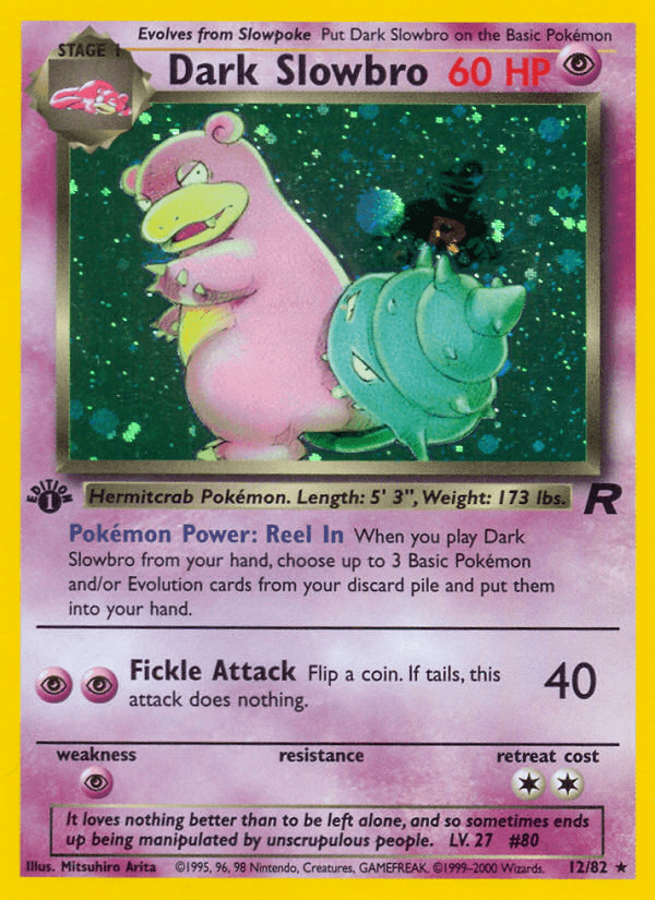 Dark Slowbro — Team Rocket #12