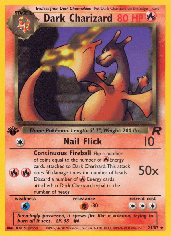 Dark Charizard — Team Rocket #21