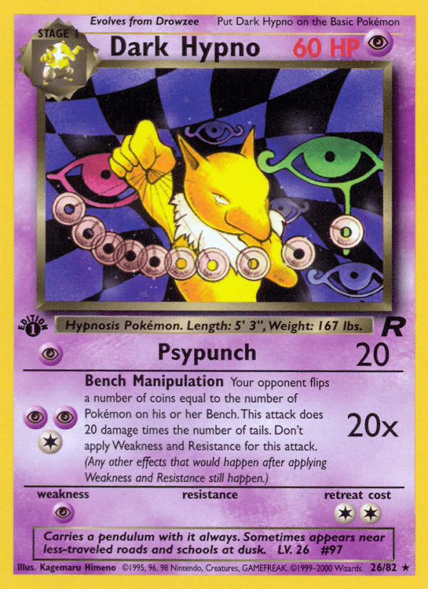 Dark Hypno — Team Rocket #26