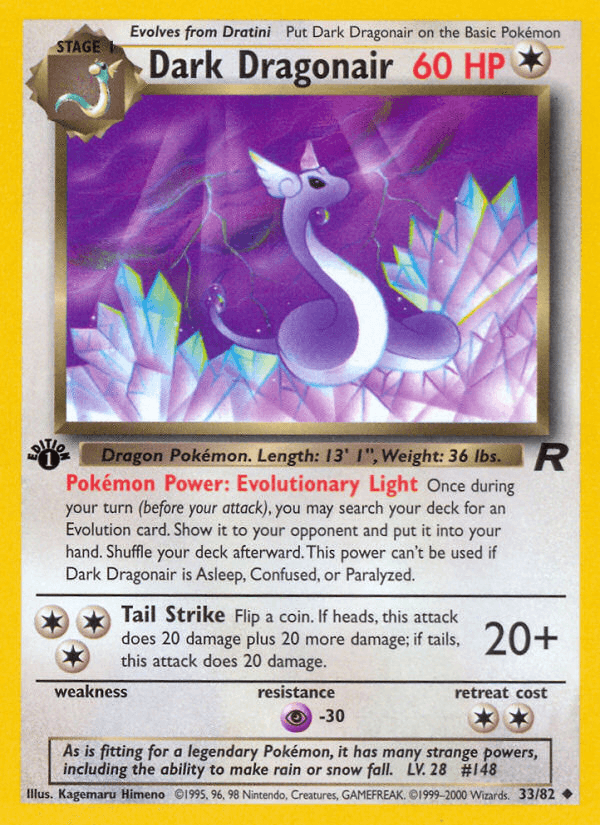 Dark Dragonair — Team Rocket #33