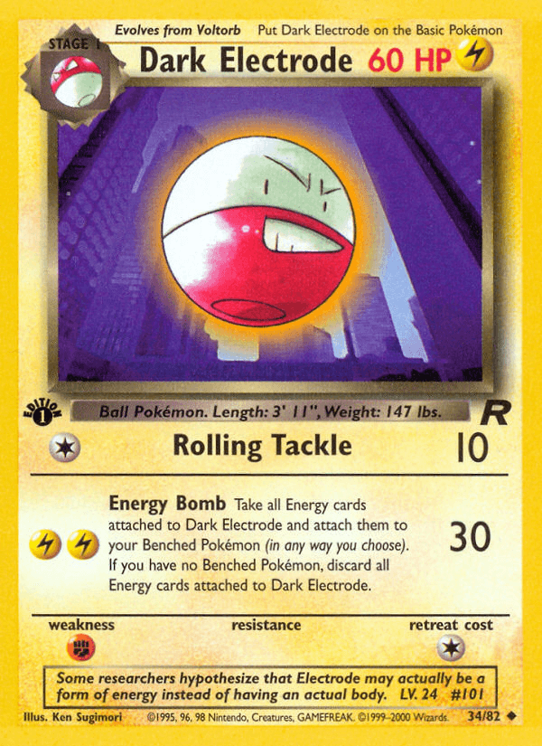 Dark Electrode — Team Rocket #34