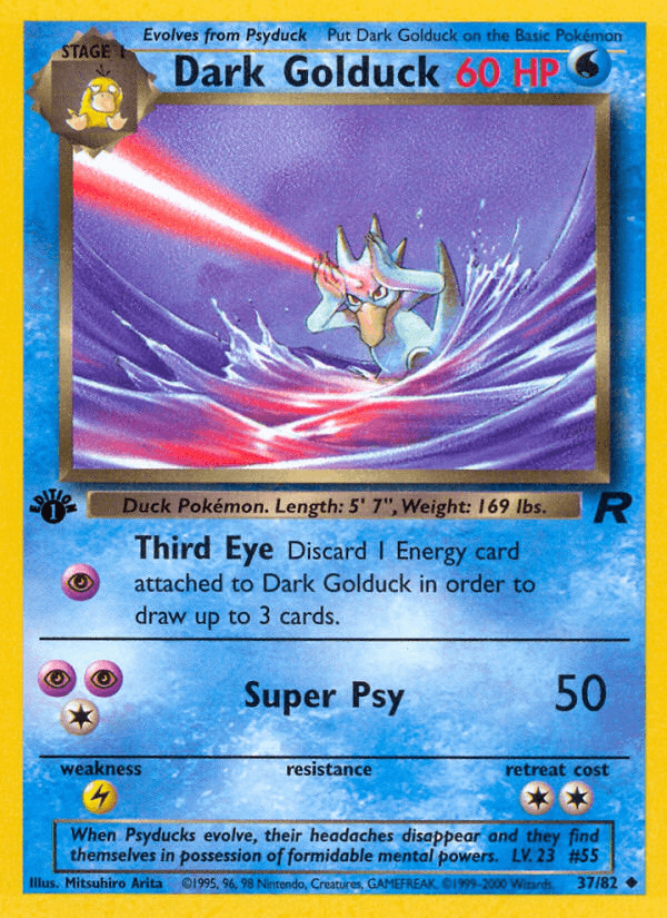 Dark Golduck — Team Rocket #37