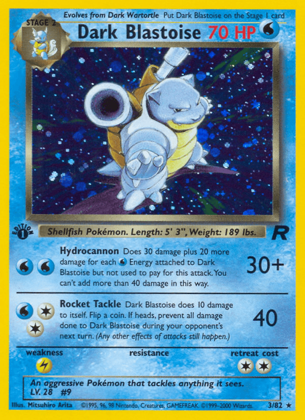 Dark Blastoise — Team Rocket #3