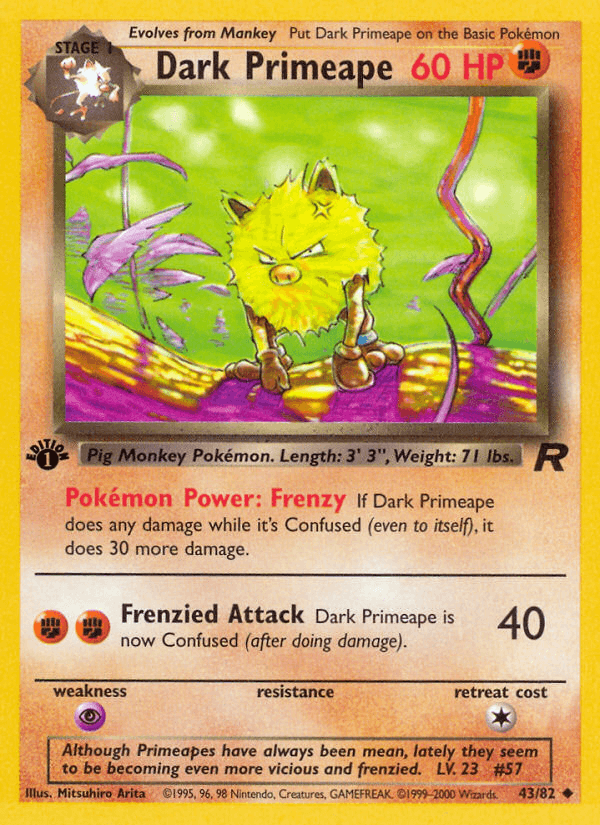 Dark Primeape — Team Rocket #43