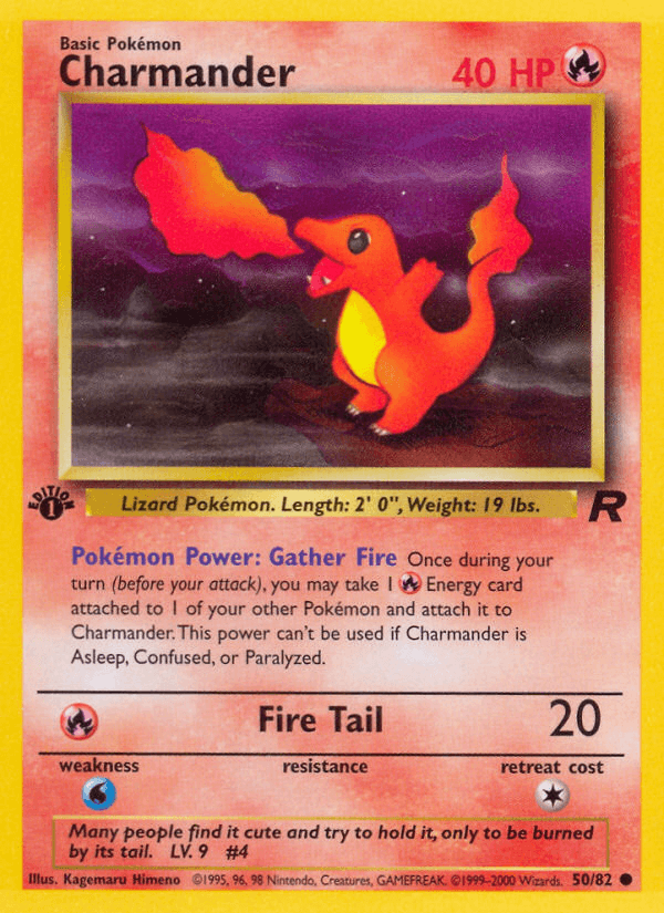 Charmander — Team Rocket #50