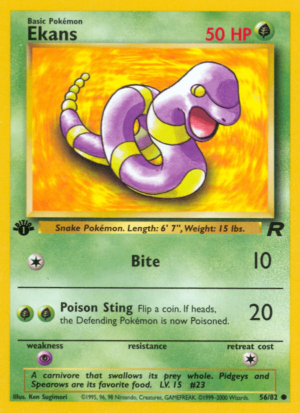 Ekans — Team Rocket #56