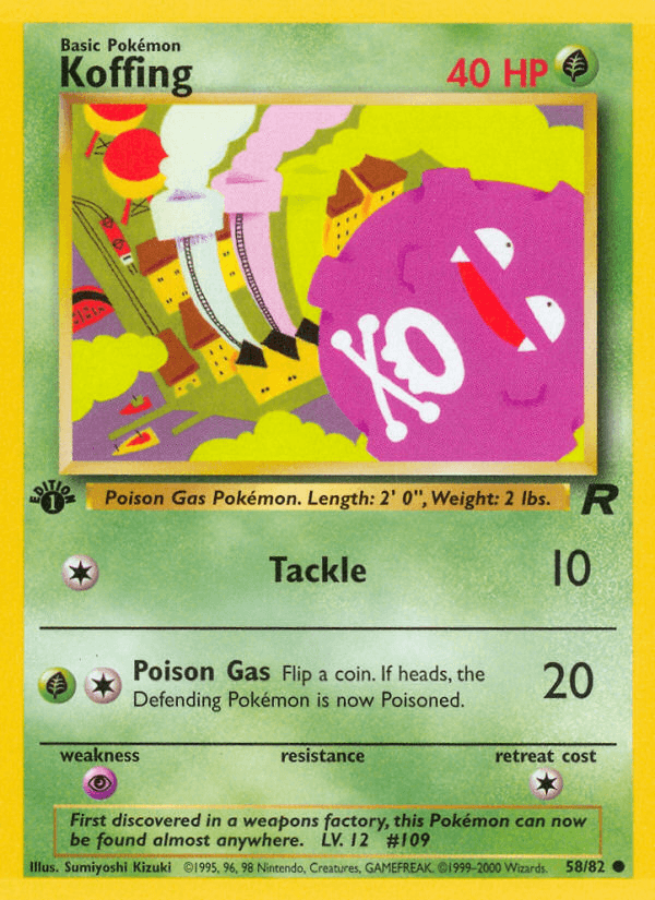 Koffing — Team Rocket #58