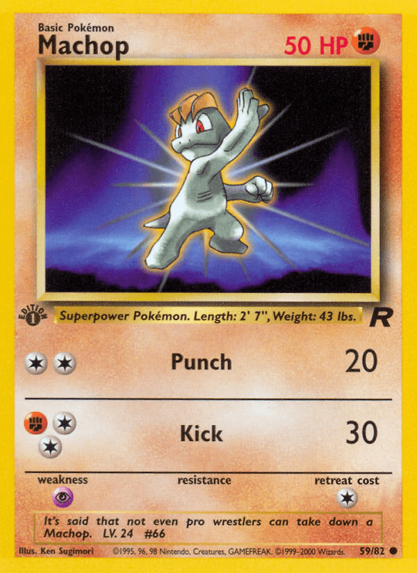 Machop — Team Rocket #59