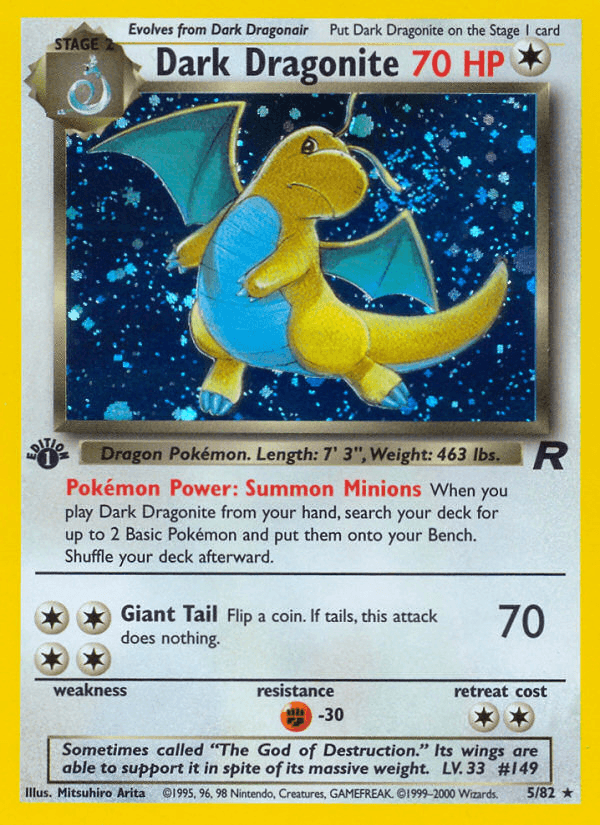 Dark Dragonite — Team Rocket #5