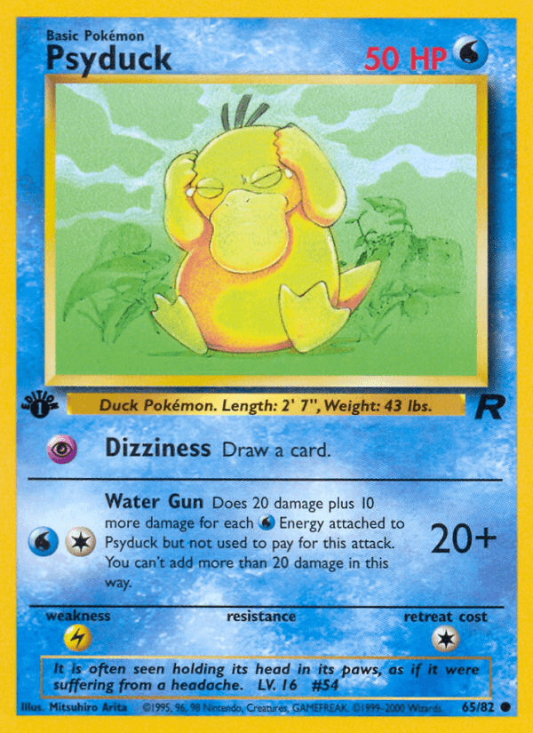 Psyduck — Team Rocket #65
