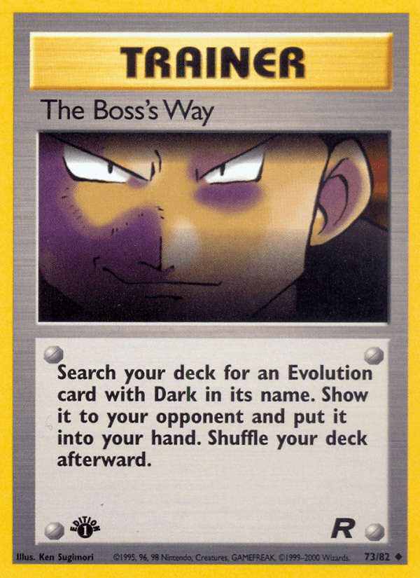 The Boss's Way — Team Rocket #73