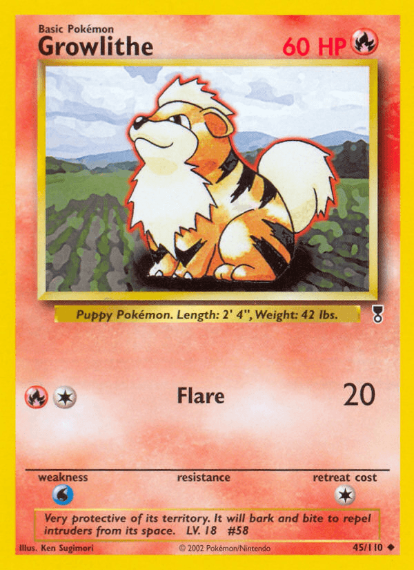 Growlithe — Legendary Collection #45