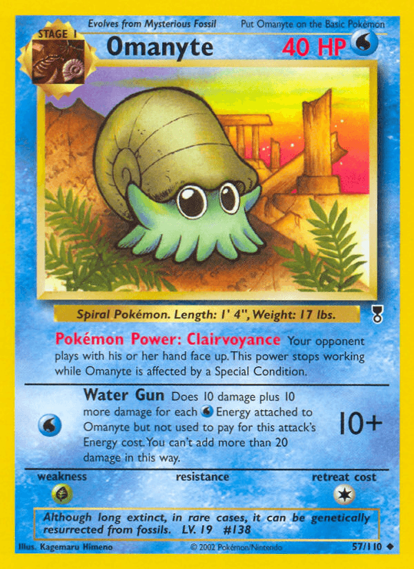Omanyte — Legendary Collection #57
