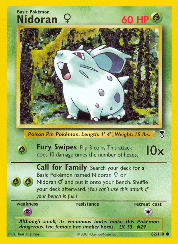 Nidoran ♀ — Legendary Collection #82