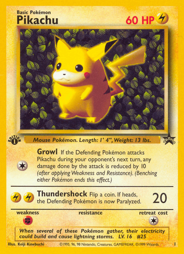 Pikachu — Wizards Black Star Promos #1