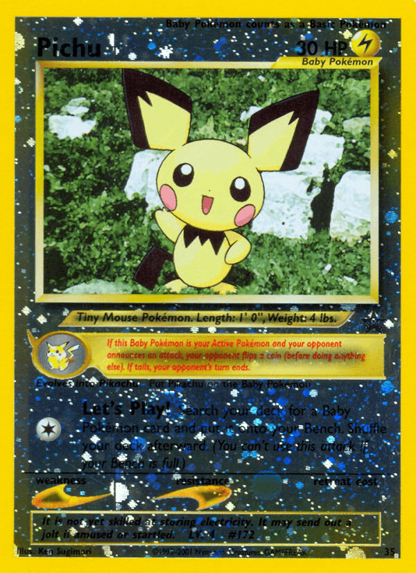 Pichu — Wizards Black Star Promos #35
