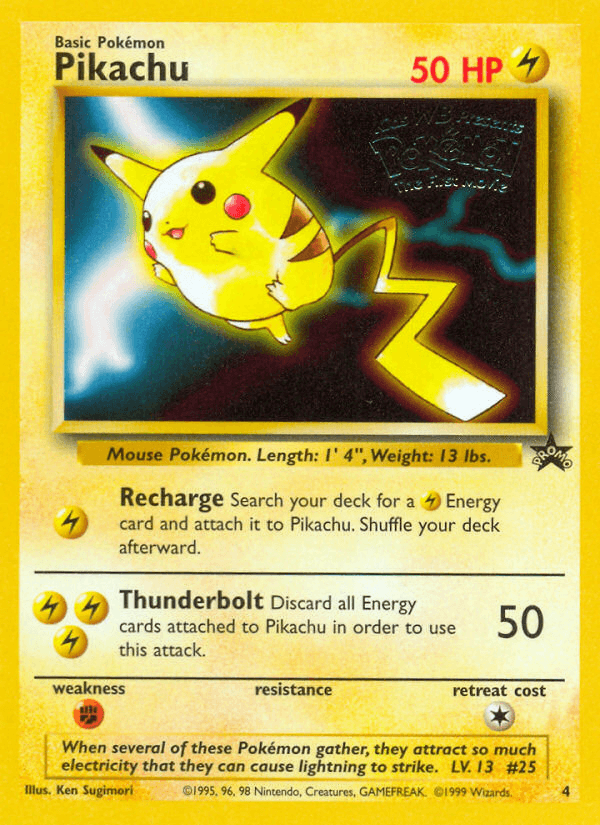 Pikachu — Wizards Black Star Promos #4
