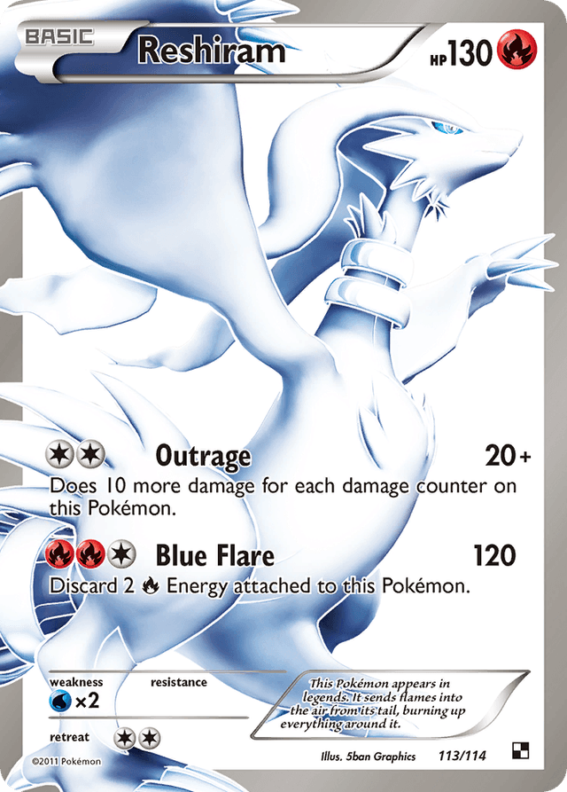 Reshiram — Black & White #113