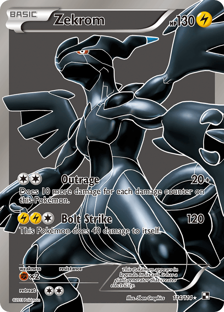 Zekrom — Black & White #114