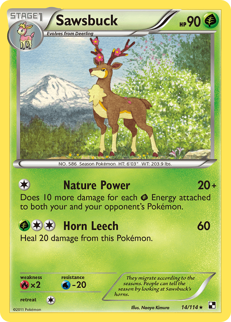 Sawsbuck — Black & White #14