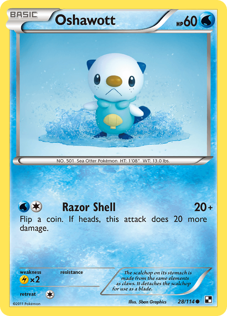 Oshawott — Black & White #28