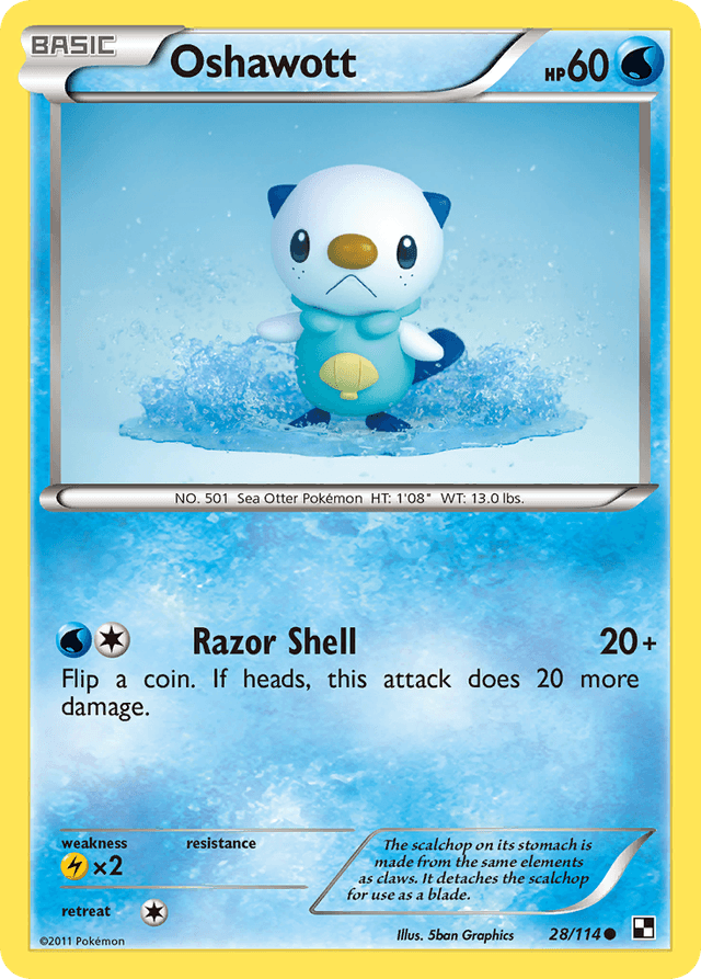 Oshawott — Black & White #28