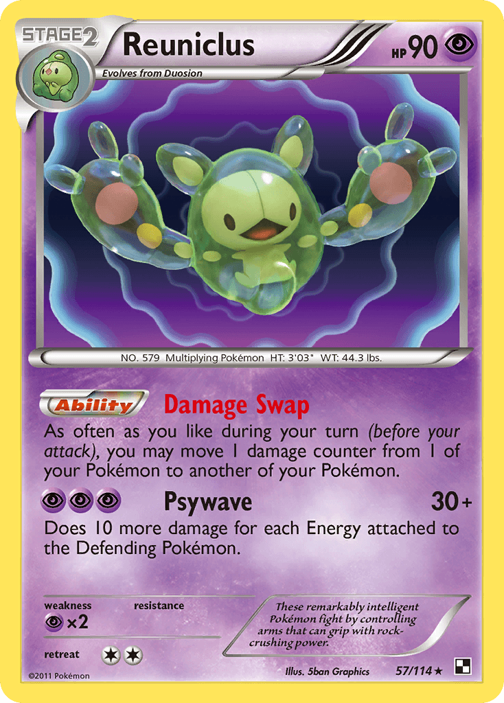 Reuniclus — Black & White #57