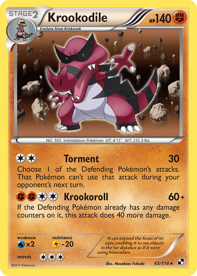 Krookodile — Black & White #65