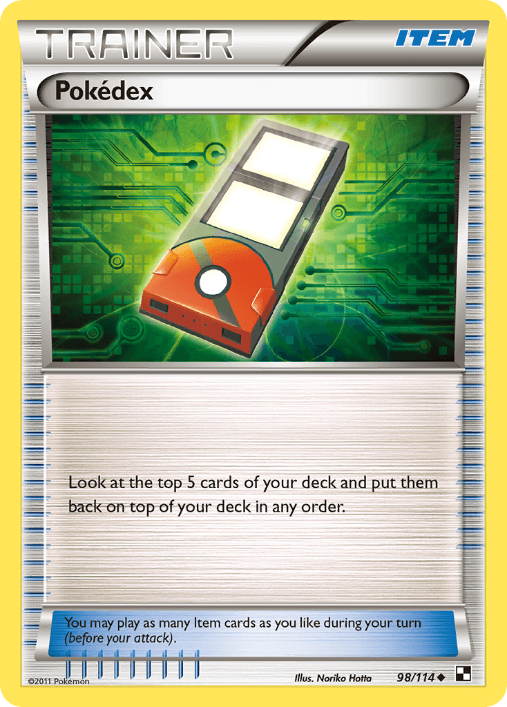 Pokédex — Black & White #98